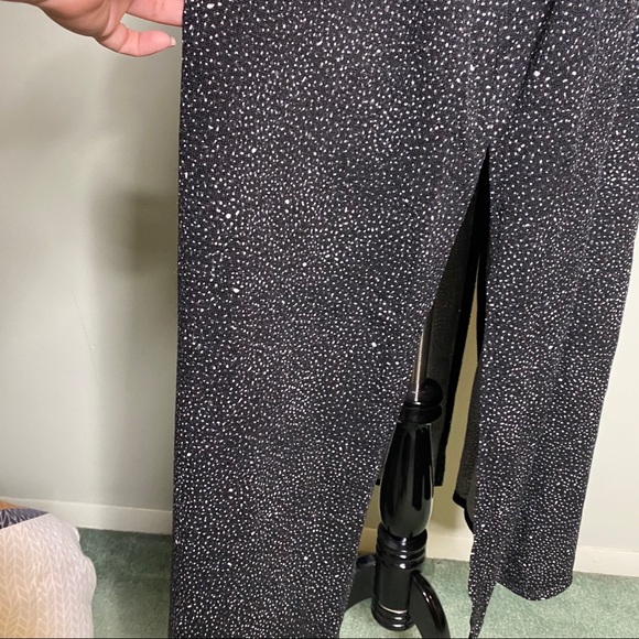 Lularoe Black and White Polkadot Joy Duster Vest - Picture 5 of 8